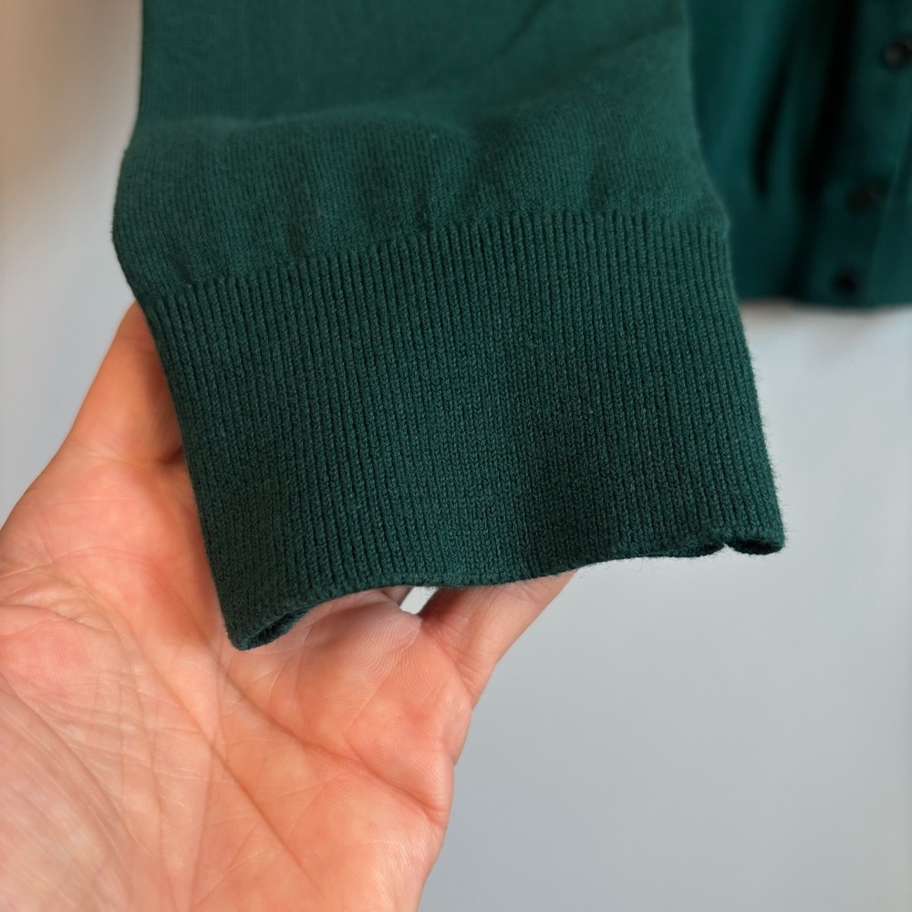 Talbots 1x Cardigan Button Front Pima Cotton Blen… - image 8